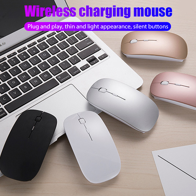 Draadloze Muis Bluetooth Oplaadbare Muis Voor Computer Stille Mause Ergonomische Mini Muis Usb Optische Muizen Voor Pc Laptop