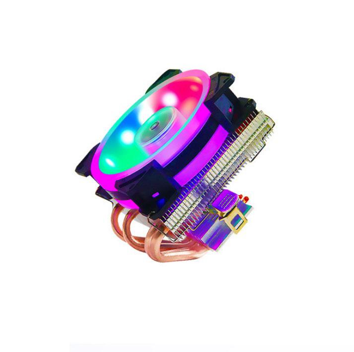 4 miedziane rury wentylatory chłodnica procesora LED wentylator chłodzący CPU PWM cicha chłodnica procesora 3Pin PC CPU chłodzenie chłodnicy dla LGA775/1151/1150/1155: for LGA115X 775