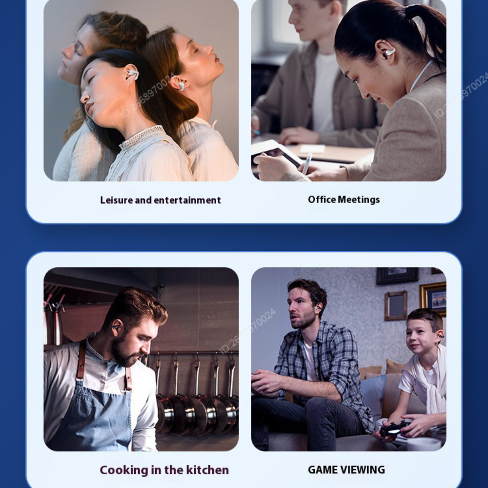 Xiaomi Bluetooth Bone Conduction Earphones Wireless HiFi Stereo Sports Headphones Waterproof with Microphone for Gaming Music