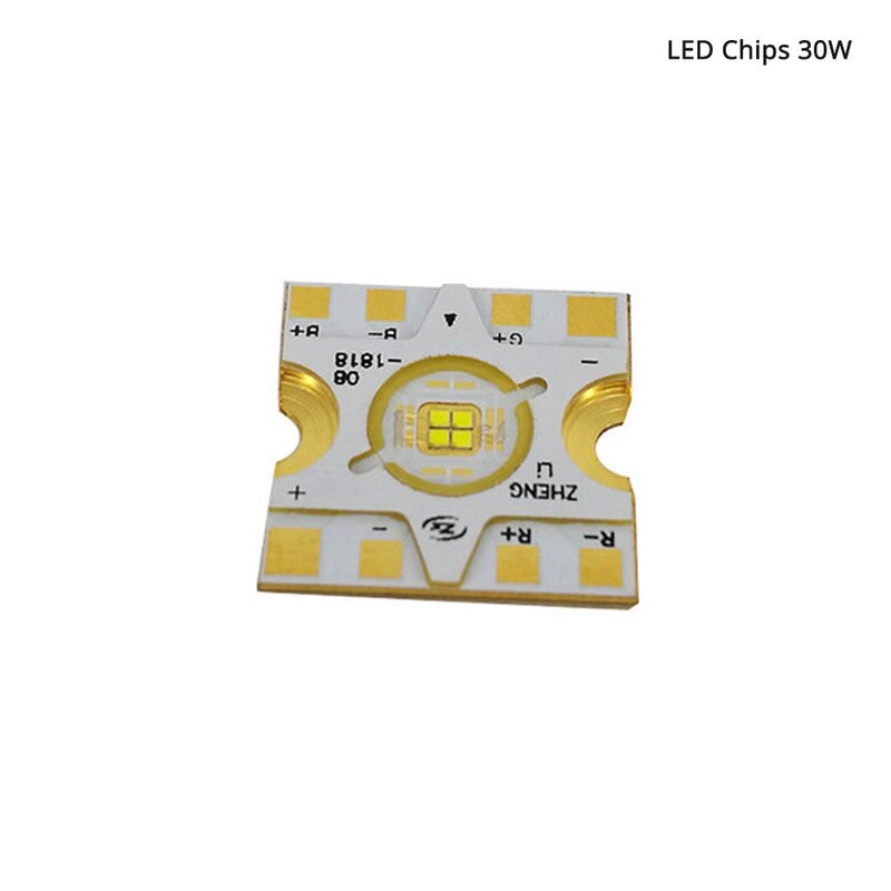 Smart High Power LED Gobo Spot Light 60W RGB Chips Voor Projectoren LED Diode Spotlight Patroon Rotatie Chip Lamp SHEHDS: LED chips 30W