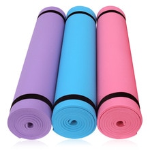 Premium 6MM Thick EVA Yoga Exercise Mat Fitness Aerobic Gym Pilates Camping Mat Non Slip with Carry Strap