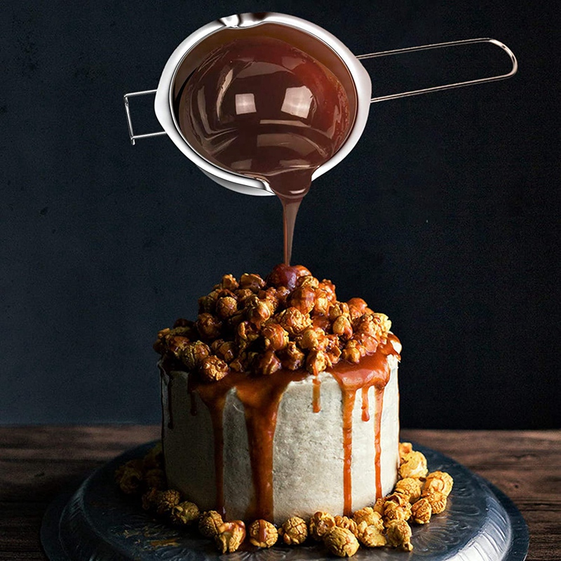 Pot à chocolat en acier inoxydable, Double chaudière de supérieure, Kit de fabrication de bougies pour faire fondre le chocolat