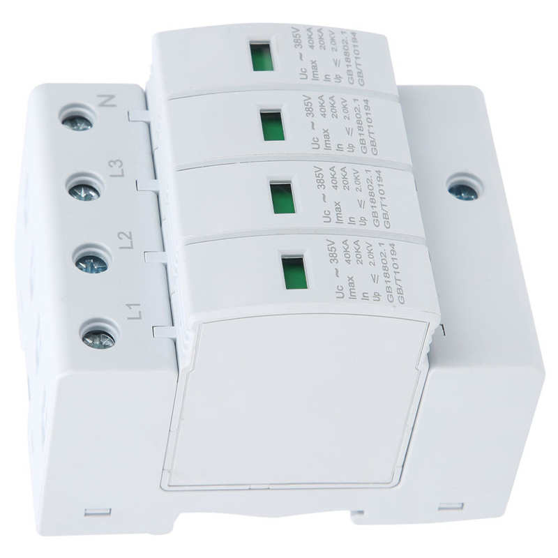 4P Surge Beschermende Afleider Anti Donder Bescherming Apparaat Hoge Isolatie Elektrische Apparatuur