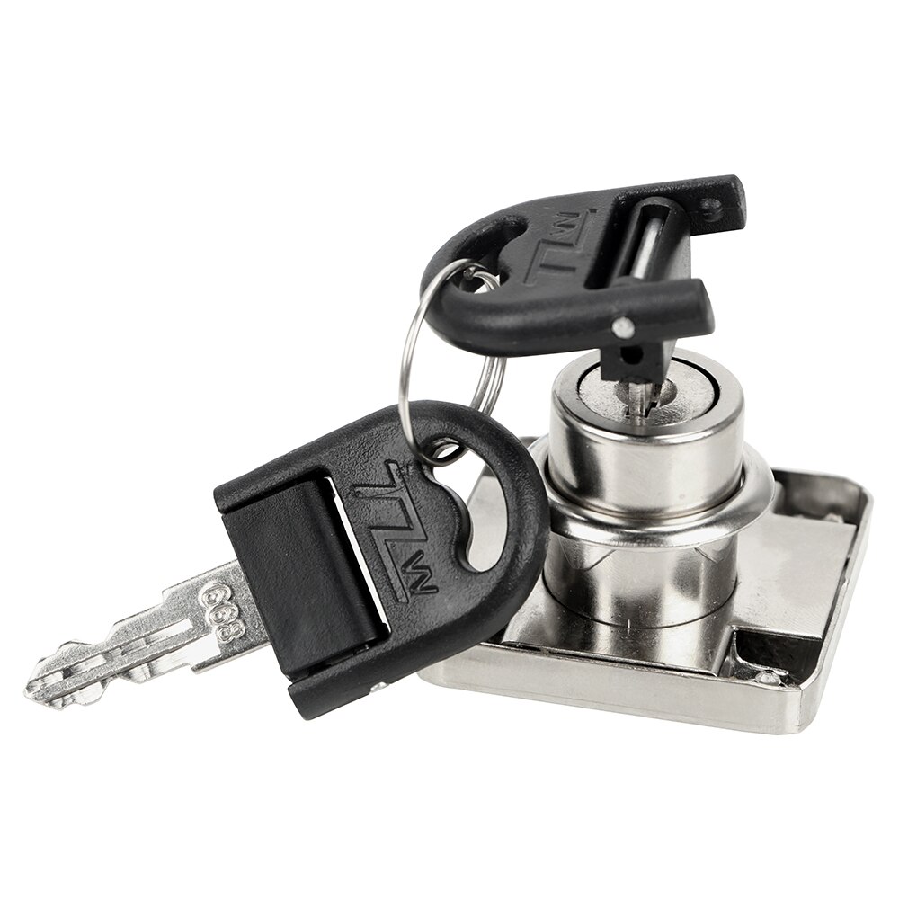 Office Furniture Lock Triple Rod File Cabinet Lock Set - Zinc Alloy Security With 2 Keys Triple Rod Locking System Office Furniture Security