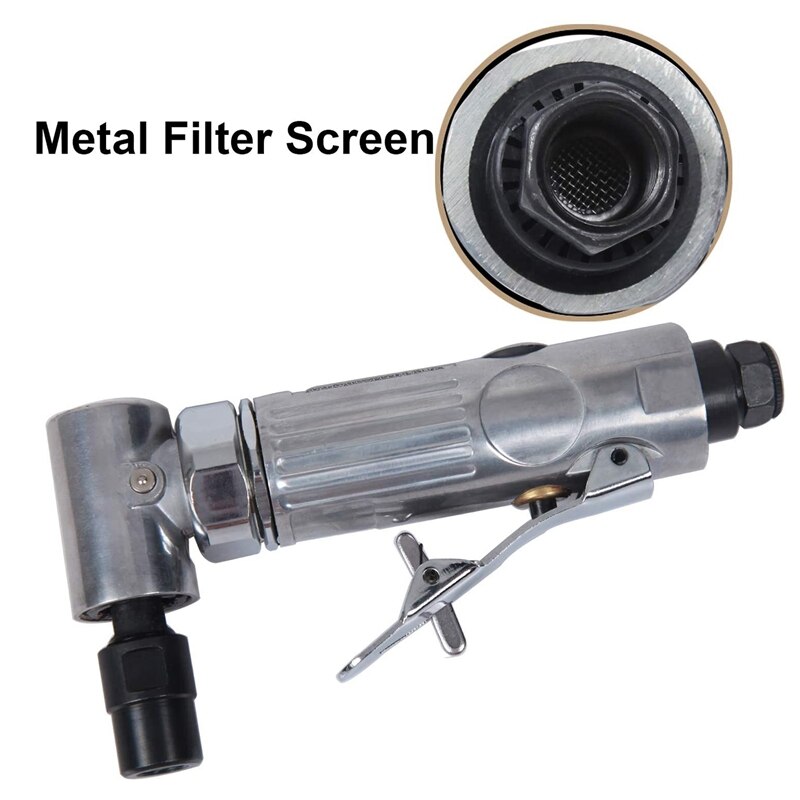 1/4 inch Angle Sander 90 Degree Grinder Mini Air Grinder Tool Great Grinding Gas Polishing Machine Polisher