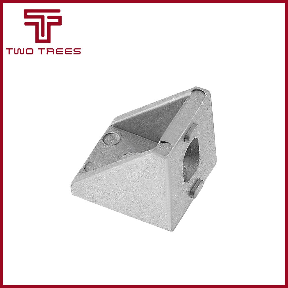 5piece Aluminum Corner Connector bracket fastener Mounting Bracket for EU Standard Series Aluminum Extrusion Profile