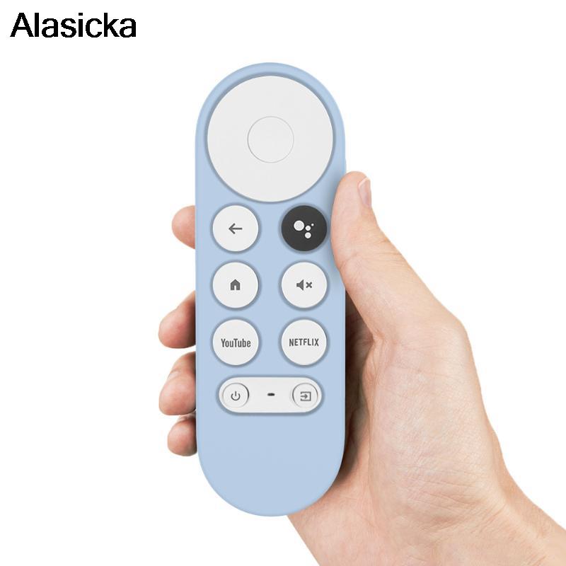 Silicone Case for Chromecast for Google TV Voice Remote Shockproof Protective Cover for Chromecast Voice Remote Shell