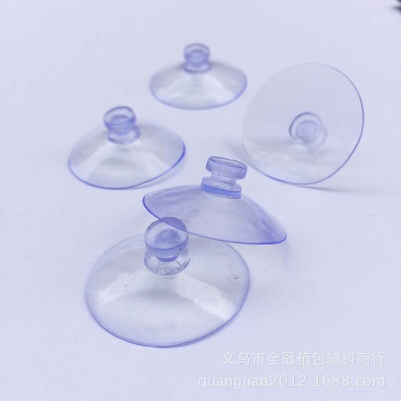 3/4/5,5 cm Starke Vakuum Saugnäpfe Saugnäpfe Pilzkopf Haken Aufhänger Klar Saugnapf Für Fenster Dekoration hochzeit Auto, 30Stck