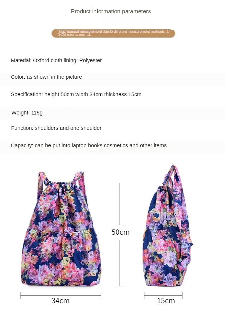 Backpacks for Women Large Capacity Shoulder Bags Waterproof School Bags for Teenage Girls Light Ladies Travel Backpack