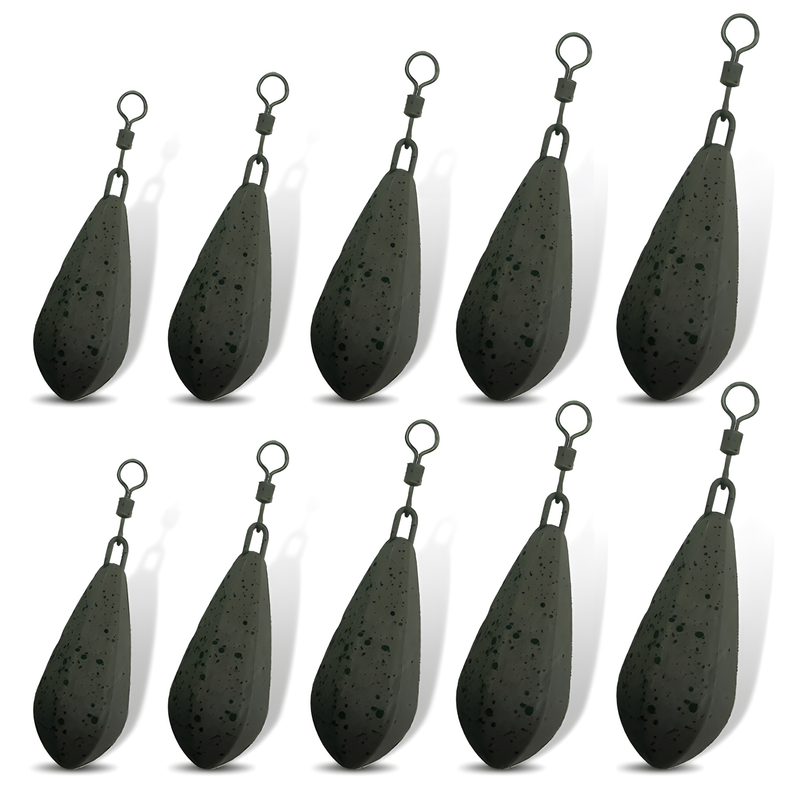 Peso de pesca de carpa, 56g/71g/85g/99g/113g, adequado para água doce e água do mar, não facilmente corroído