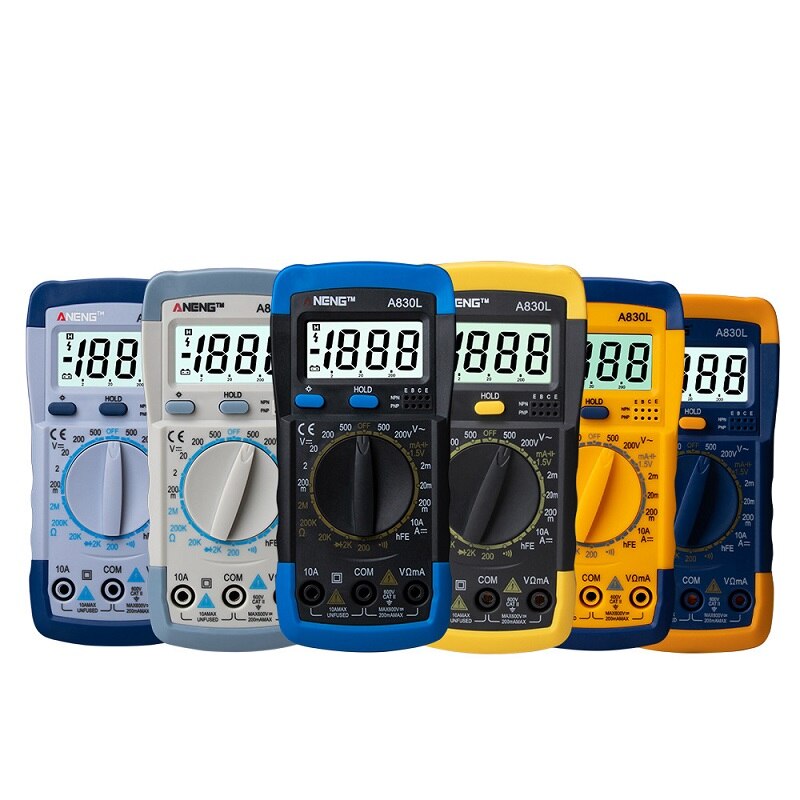 Digital Multimeter Measures Voltage Tester with Large Screen LCD Display Circuit Precise Measurement Tool Multimeter Instruments