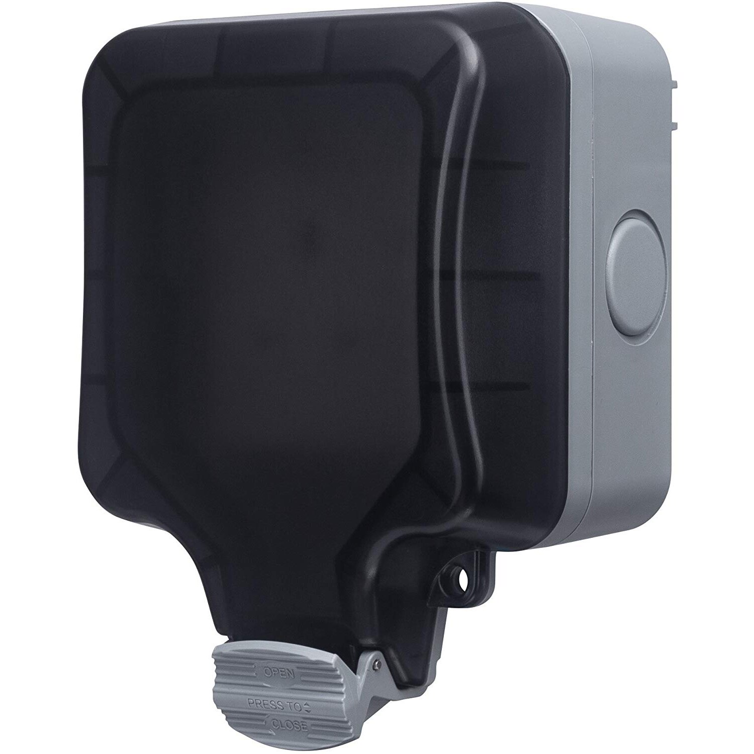 UK Wall Outlet Masterplug WP21 13A 1 Gang Storm Weatherproof Outdoor Switched Socket Double Pole IP66 Rated for Kitchen Washroom