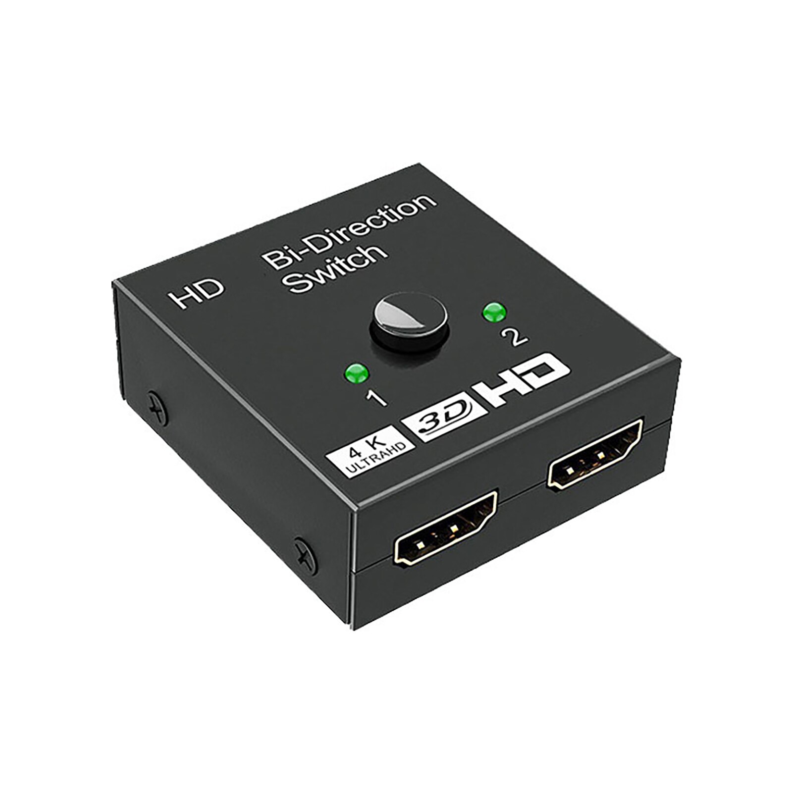 Laptop Switch Home Office Plug And Play Audio 1 Input 2 Output Device Bidirectional Stable 4K 2K Video Manual Practical