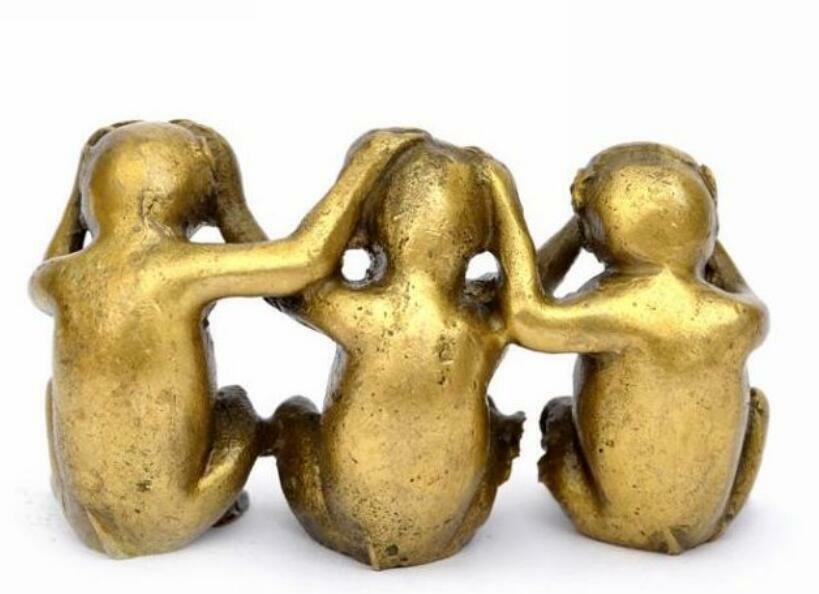 Groot Zie, Praat & Hoor Geen Kwaad Art Sculpture - - Catawiki Groot Zie, Praat & Hoor Geen Kwaad Art Sculpture - - Catawiki