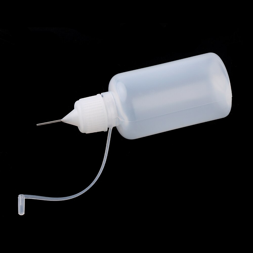 1Pcs 30ML Glue Applicator Plastic Reuse Needle Squeeze Bottle for Paper Quilling DIY Scrapbooking Paper Craft Tools