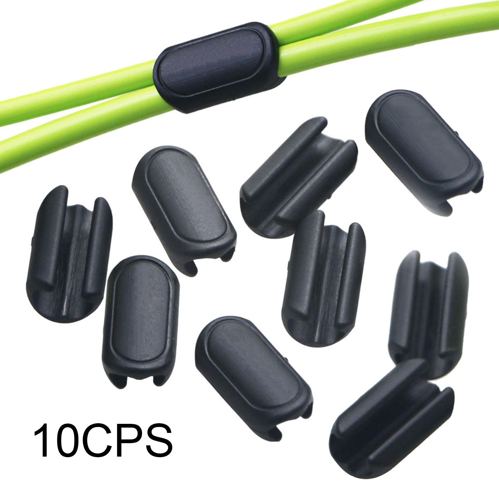 Set Van 10 Bike Fiets Kabel Clips Behuizing Slang Gids Klemmen, Frame Gesp, Fiets Roterende Clips