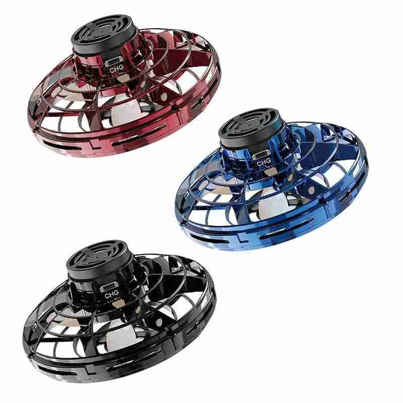 Mini Vingertop Flying Gyro Gratis Route Inductie Cyclotron Ufo Creatieve Decompressie Speelgoed