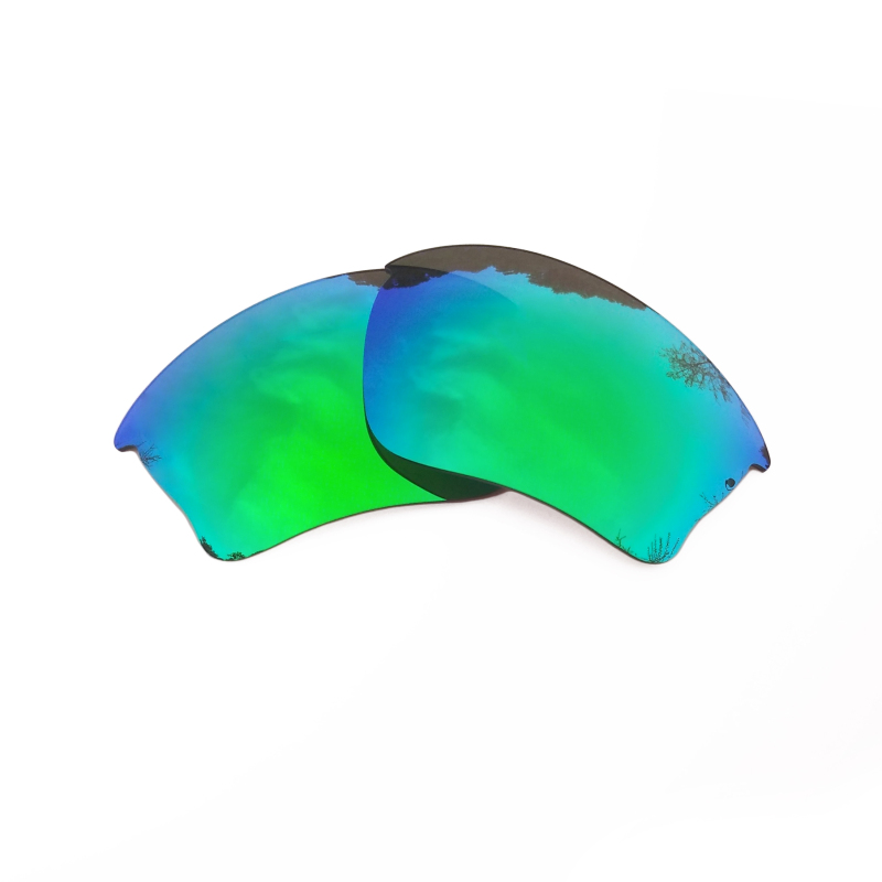 Polarized Replacement Lenses for Flak Jacket XLJ Sunglasses - Multiple Options: Green