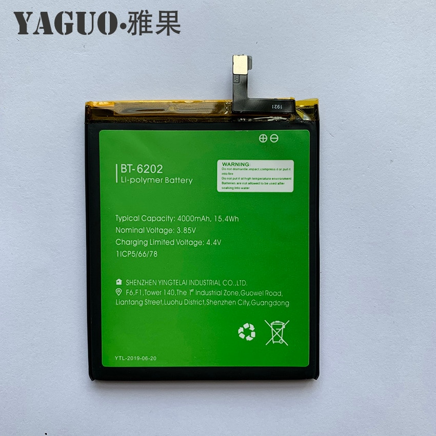 Originale di 100% di Alta Qualità Della Batteria 4000mAh per LEAGOO M 11 M11 BT-6202 BT6202 BT 6202 Batterie Batteria