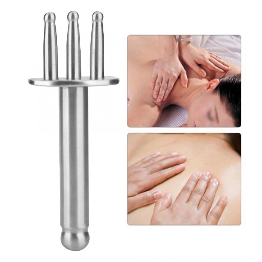 Massage Tool 3 Vork Massage Stok Magnetotherapie Acupunt Zuur Drainage Massage Stok Handed