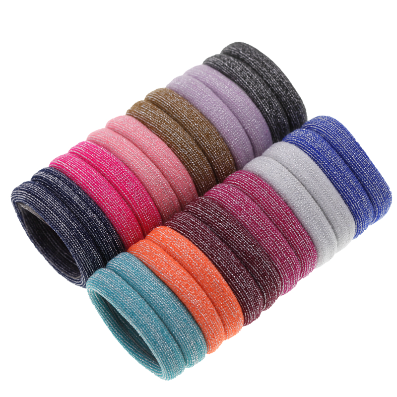 4.5 cm vrouwen haar rubber Meisjes Hoofdbanden haar Houders Kleurrijke Elastische Haarbanden kinderen Vrouwen Haaraccessoires hoofddeksels 24 stks/partij: Overigen