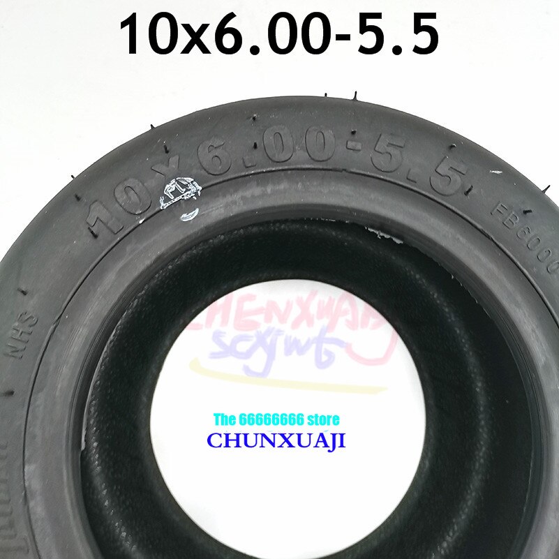tubeless tire 10*6.00-5.5 tire motorcycle vacuum Road electric scooter motor tube 10 inch widened tire 10x6.00-5.5