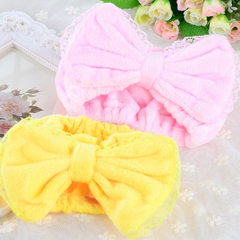 Bonnet de bain couleur bonbon pour chien, écharpe chaude pour animaux de compagnie, nœuds, accessoires de toilettage, bandeau pour cheveux,
