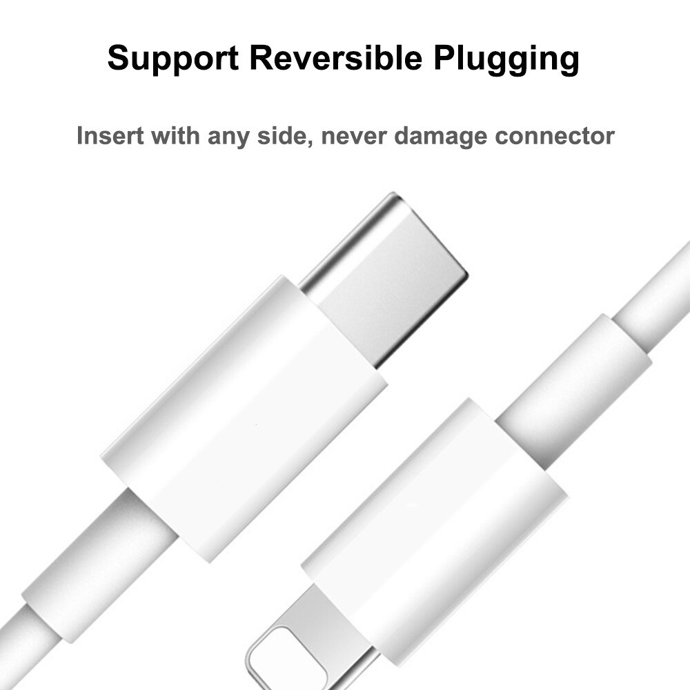 18w pd carregamento rápido usb tipo-c para relâmpago cabo para iphone 12 8 x xs xr 11 pro max 8 mais 2a carga linha de dados