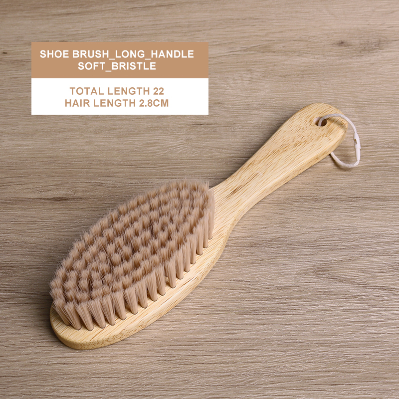 Cepillos de limpieza de zapatos, cepillos de lavandería, cerdas de madera de goma, cerdas suaves, no dañadas, zapatos, ropa, herramientas de limpieza del hogar: Azul