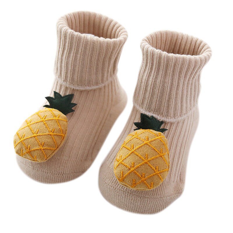 Baby Jungen Mädchen Socken Kleinkind Unterhose Bein 0-3Y Warme Herbst Wärmer Anti Baumwolle Karikatur Boden 1: C / 18m