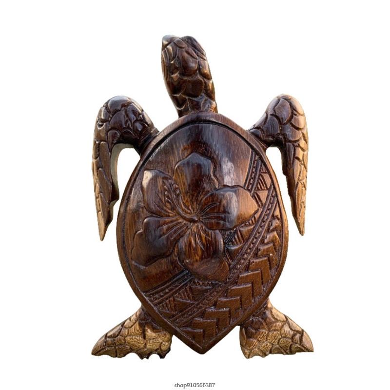 Carving Turtleback Turtle Shape Garden Statue Ornament Courtyard Sculpture Decoration Gardening Outdoor Decor: W195