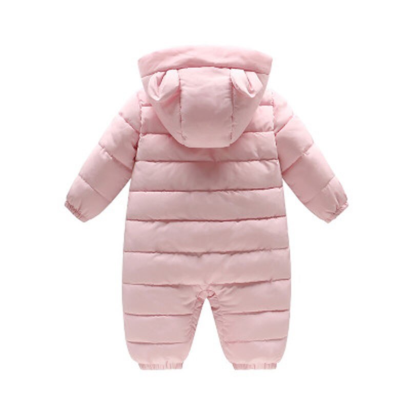 Baby Winter Kleding Baby Uitloper Jongen Meisje Dikke Warme Eendendons Winter Baby Snowsuit Leuke Hooded Kleding Pak Dier Stijl