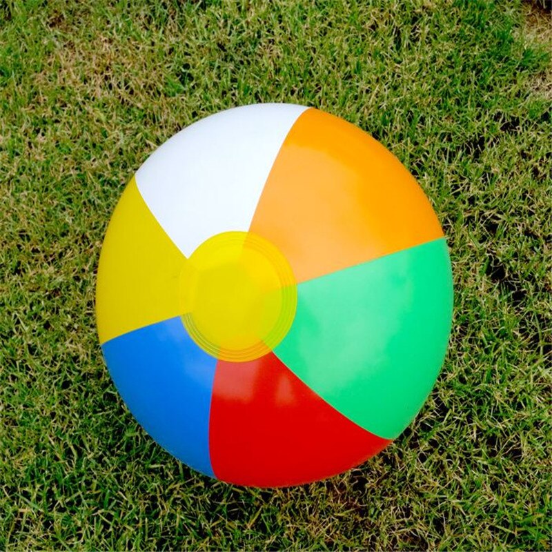 23cm Colorful Inflatable Beach Toys Floating Ball Playing Toys Children Swimming Accessories Children Swimming Pool Fun