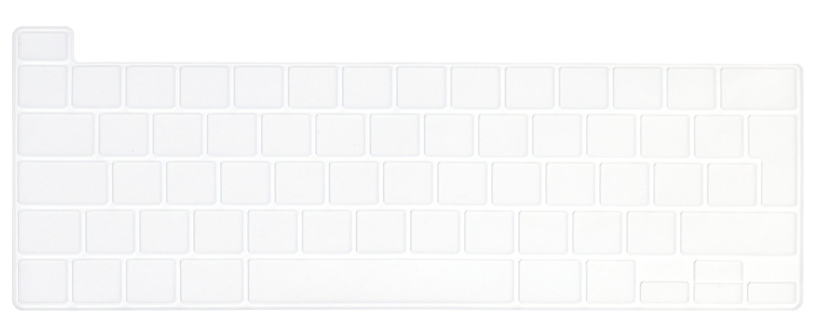 EU Layout Tastatur Schutz für Macbook Profi 16 A2141 Tastatur Abdeckung Silizium Für Macbook Profi 16 A2141 Tastatur Haut: EU klar