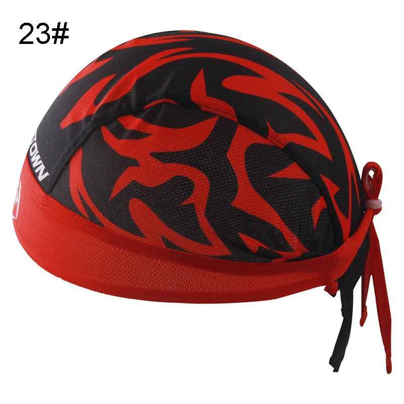 Casquette de cyclisme d'été respirante, bandeau de soleil, écharpe de cyclisme vtt, Bandana de vélo pour hommes, écharpe de tête Pirate: 23
