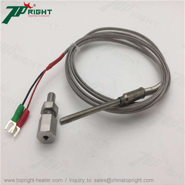 Probe dia. 4mm J type thermokoppel sensor met M8 draad