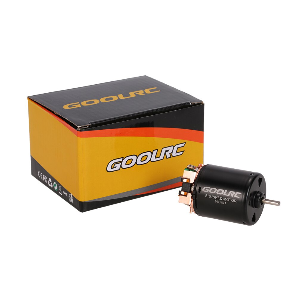 GOOLRC 540 Brushed Motor - 13T-80T Options - for 1/10 Off-Road Rock Crawler RC Cars