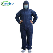 Wegwerp Beschermende Overall Veiligheid Bescherming non-woven stofdicht Kleding Cleanroom Kledingstuk Enkele-gebruik Hooded Pak Jas