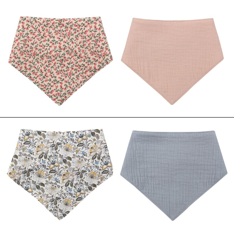 Bavaglini per neonati Bandana in cotone 1 Pc grembiule per neonati panni per Burp asciugamano morbido Saliva 97BE