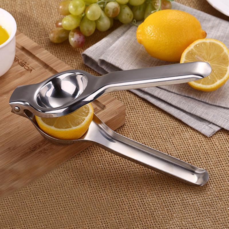 Multifunktionel mini rustfrit stål citron appelsinpresser juicer hånd citruspresser presse presse grøntsagssaft værktøjer