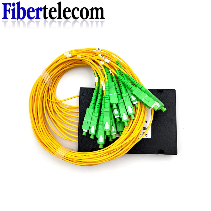 Fiber Optic FBT Splitter SC APC 1*2 1*4 1*8 Connector Box Type Fiber Splitter