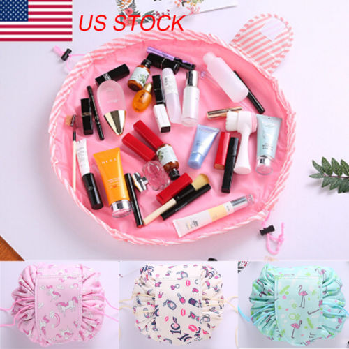 Nouvelle US portabilité magique voyage poche sac cosmétique sacs de maquillage sacs de rangement pour les filles de beauté