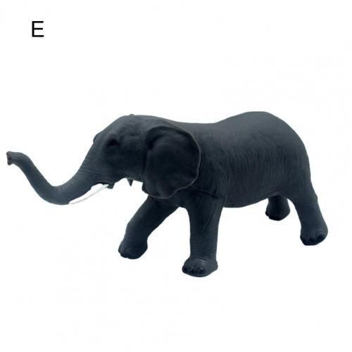 Olifant Model Exquisite Vakmanschap Slijtvaste Middelgrote Novelty Dieren Model Voor Thuis Dieren Modellen: E