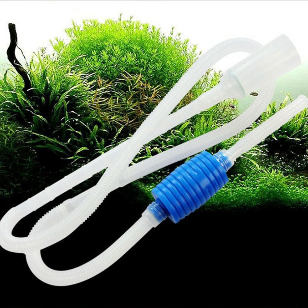 Aquarium fish tank siphon gravel cleaning manual siphon pump Cleaner Hand Syphon Pump Drain Replace Water