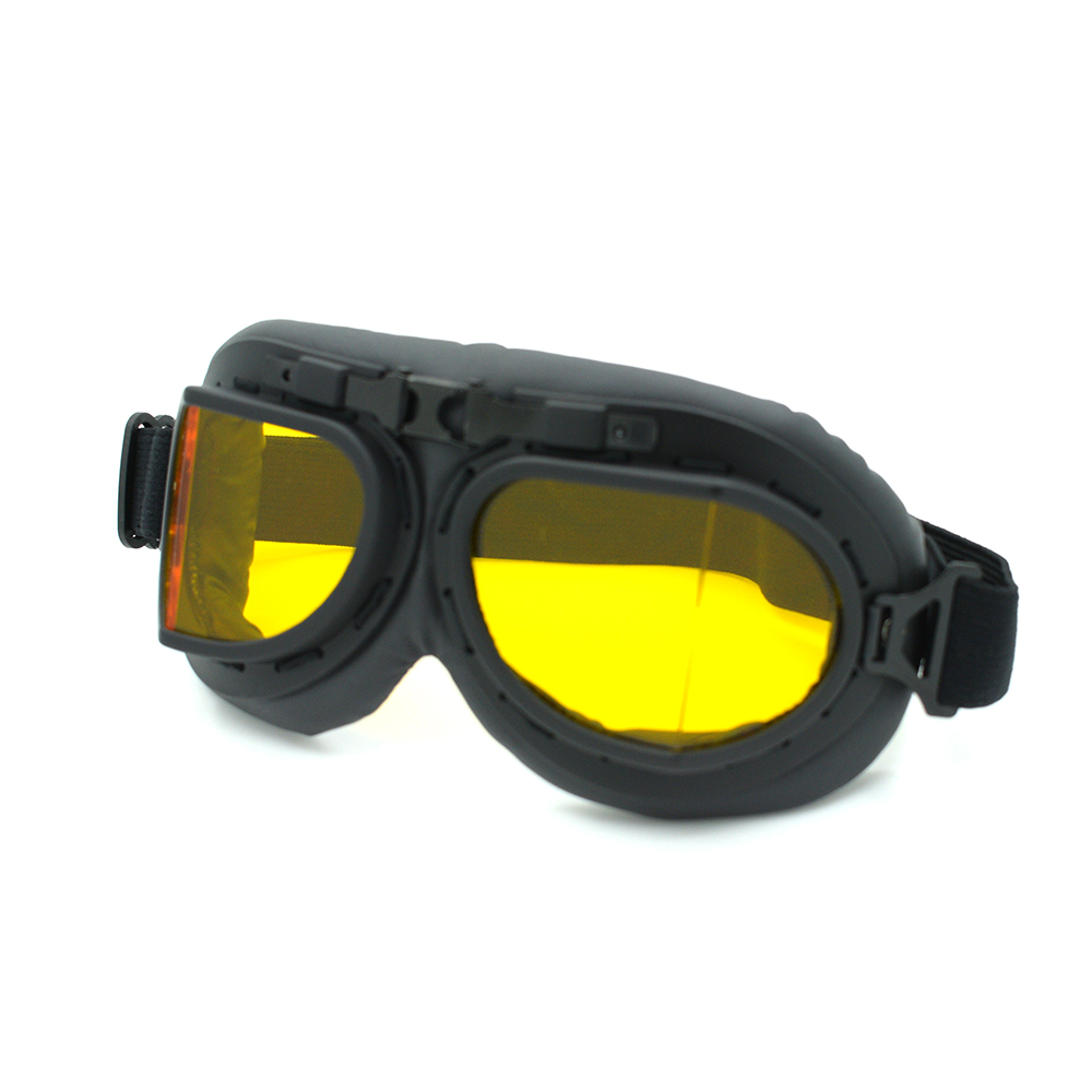 Gafas para moto Vintage casco gafas Retro piloto de scooter gafas de sol con lente multicolor
