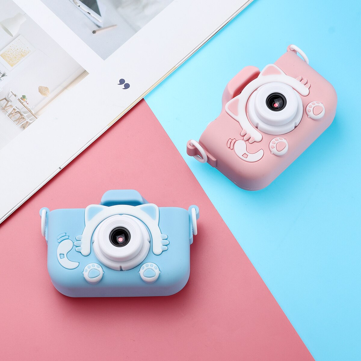 ARNSSIEN Digital Camera for Kids 1080P,Vintage Camera Device with 2.4 IPS Screen & 16 LED Lighting,Ideal Gift for Teens/Beginners,Y2