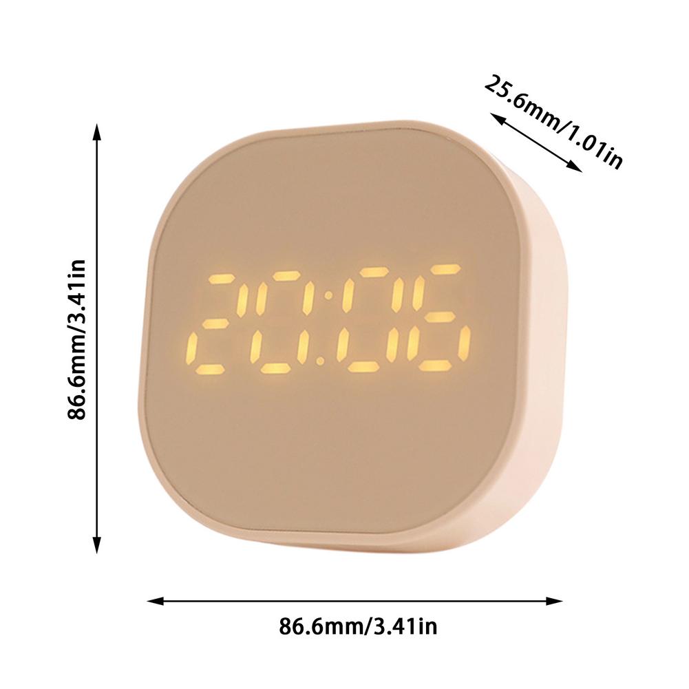 Digital Clock Bedside Clear Display Alarm Clock for Room Decor