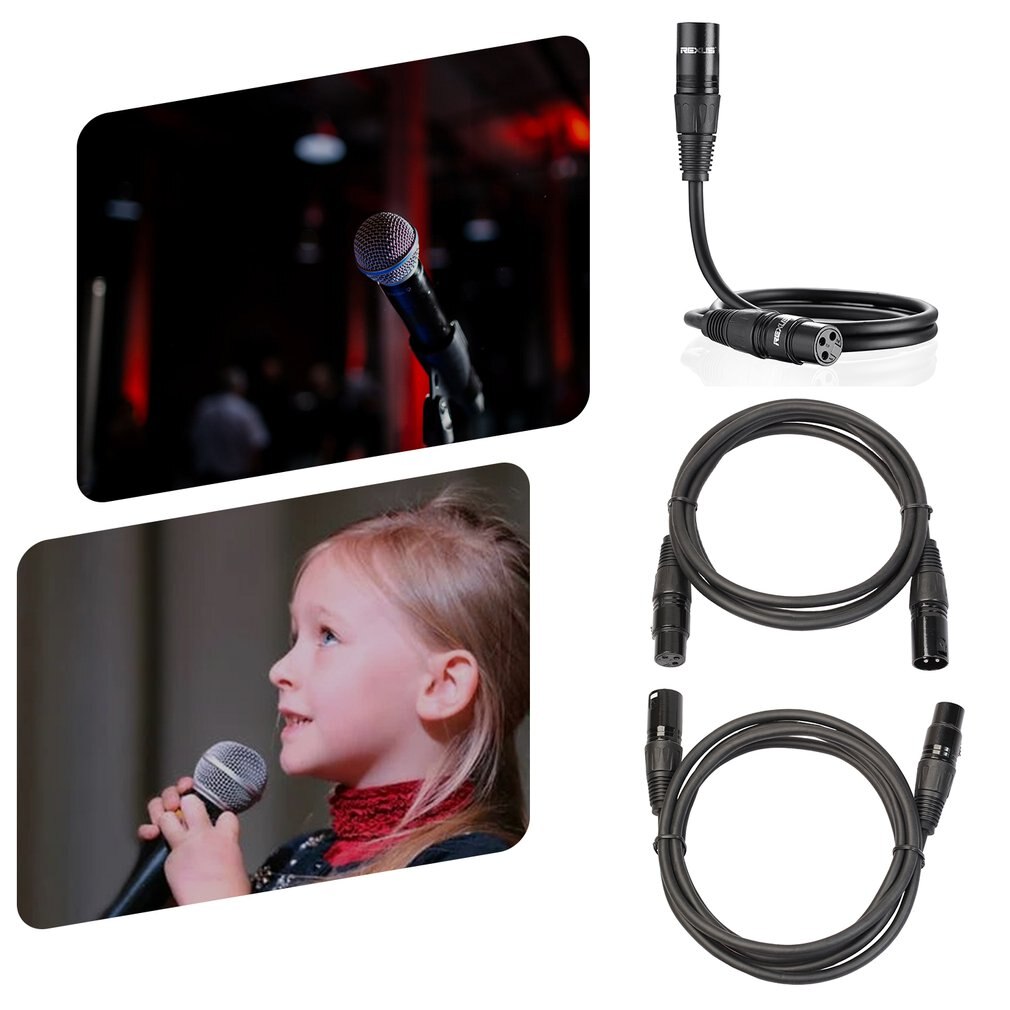 XLR Male To Female Audio Cable For Microphone Home Theater Male To Female Copper Audio Cable Tv Ktv Soundbox