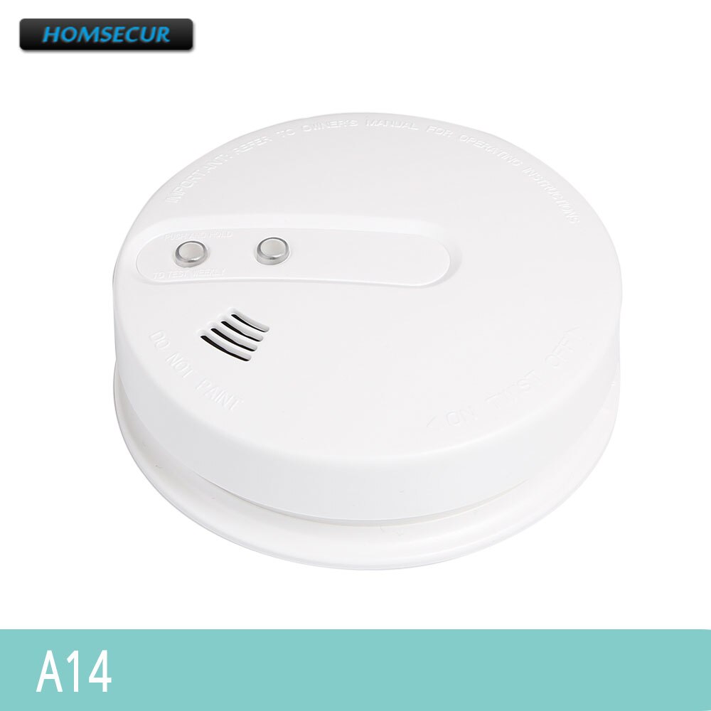 HOMSECUR 433MHz Home Alarm Accessories(Flash Siren/Smoke Sensor/IP camera/Glass Sensor,A19 etc. ) For Our Home Alarm Systems: Photoelectric A14