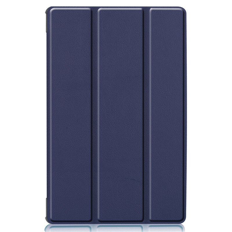 Samsung Galaxy Tab S6 Lite 10.4 Case - Magnetic Stand Cover - PU Leather + Hard PC - Shockproof & Anti-Dust: Dark blue